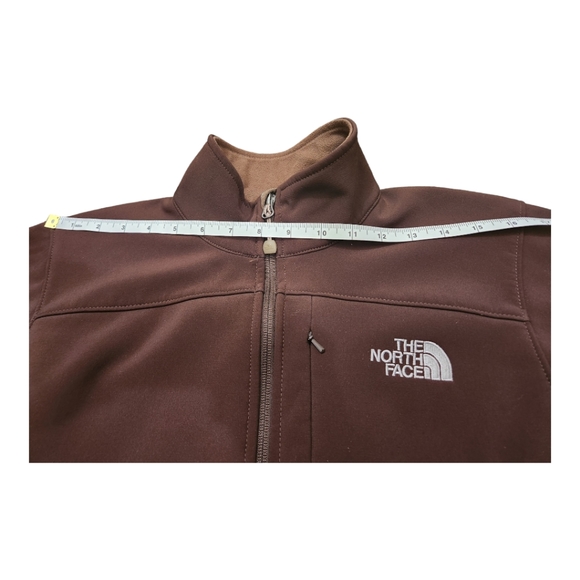 The North Face Apex Soft Shell Jacket Brown and Blue, (Small) - Picture 16 of 16